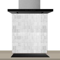 Fond de hotte décorative, mini blanc 60x70 Fond de hotte