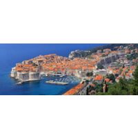 Tableau paysage panorama dubrovnick croatie - 80x30 cm