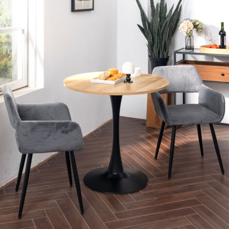 Chaise De Salle à Manger Zack V2 Tissu Blanc Gris | Leroy Merlin - 8
