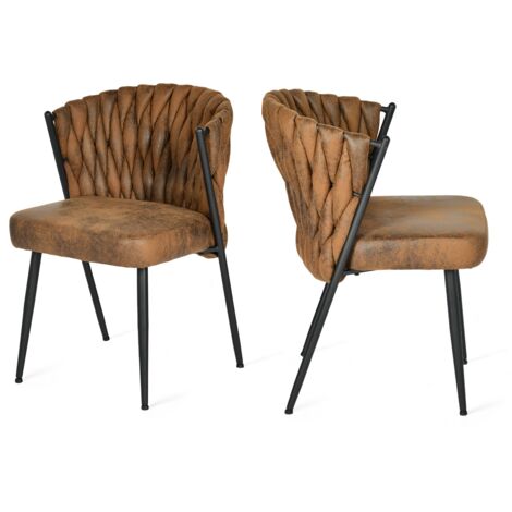 lot de 2 fauteuils cuir Vittoria