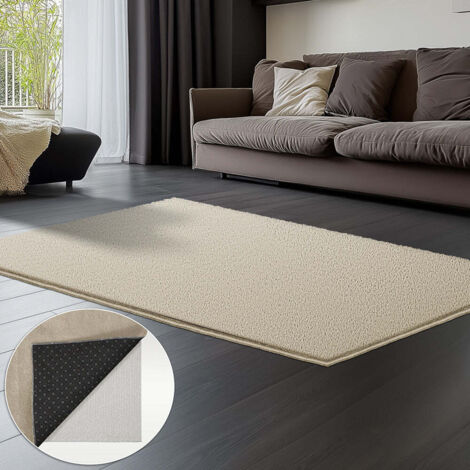 VOUNOT® Alfombra Moderna para Salón 240x340 cm, Beige