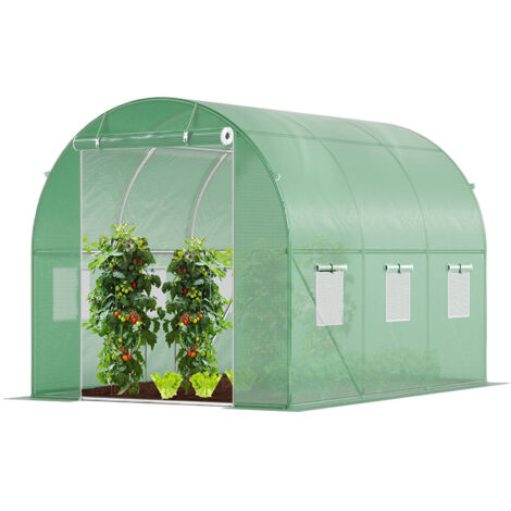 VOUNOT Tunel Invernadero de Jardín para Cultivo de Plantas, 6m², Verde