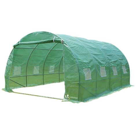 VOUNOT Tunel Invernadero de Jardín para Cultivo de Plantas, 12m², Verde