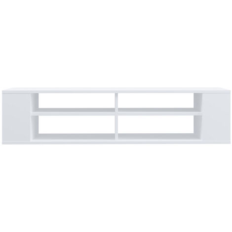 Selsey Weri - Modern Floating TV Stand - 140 cm - White