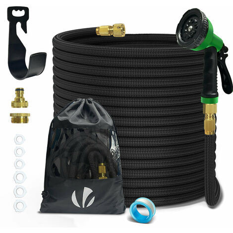 Tubo Da Giardino Intrecciato Resistente 60m X 12mm | Realizzato In UK, PVC Flessibile Con Rinforzo In Poliestere