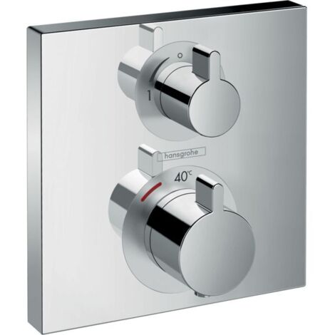 Hansgrohe Ecostat Square - Thermostatarmatur - Unterputz für 1 Verbraucher, verchromt 15712000