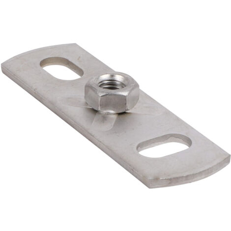 Walraven Grundplatte V2A 1.4301 IG M8 L: 80 4-fach widerstandsgeschw. Mutter