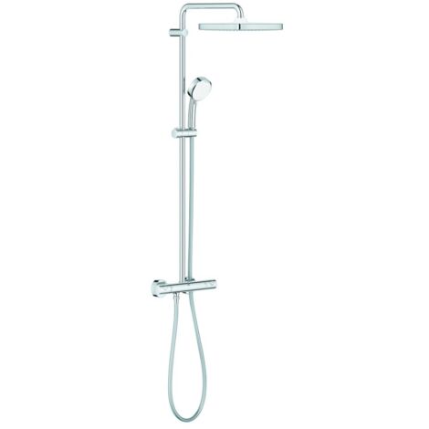 Grohe Duschsystem Tempesta C 250 Cube 26689 mit THM Brausearm 390mm chrom