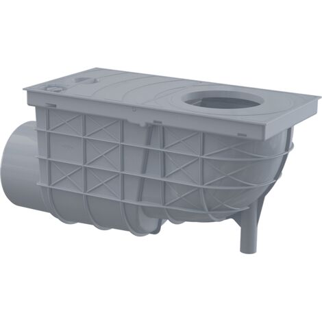 Alcadrain Universal-Regensinkkasten 300×155/110 mm Abgang waagrecht, Grau