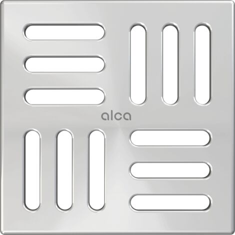 AlcaDrain Design Rost  102×102 mm Edelstahl AISI 316L für Schwimmbecken und Wellnesszonen (1/2)