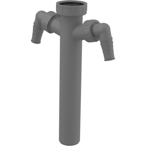 Alcadrain Verstellrohr mit einer Überwurfmutter 6/4" und zwei Geräteanschlüssen DN40 ECO (1/2)