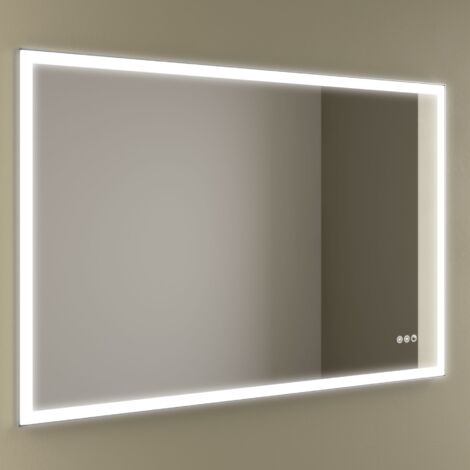 Salgar Spiegel MEMPHIS 1000 horizontal Mit LED-Beleuchtung mit Sensor (21+26-36 W - BILED ºK)) IP44 1000 x 800 mm (1/5)