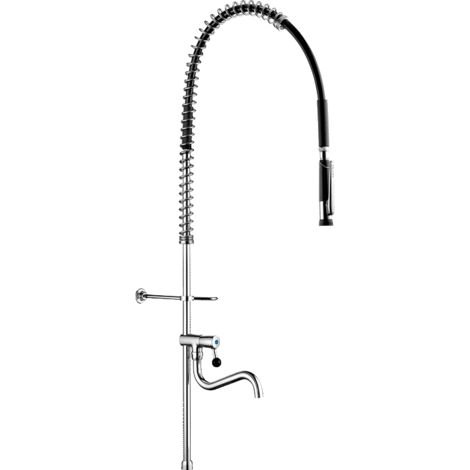 Delabie Geschirrspülbr. + HB 433010 o.Arm.,Auslaufrohr+Steigr. lang (1/2)