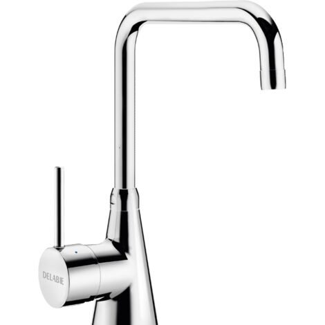 Delabie Stand Mischbatterie 1-Lochbrg. 60 l/min, Schwenkauslauf H.255 (1/2)