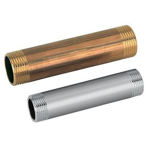 Wasserzähler Passstück / Ersatzstück 3/4" Stahl / vernickelt 110 mm Wassergeräte