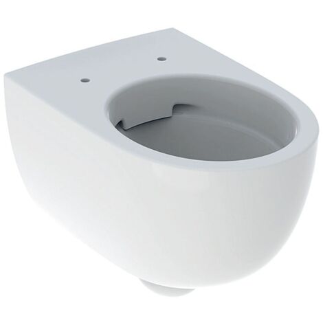 Geberit Renova Comfort Wand-WC Tiefspüler, erhöht, geschlossene Form, Rimfree Tiefe 53cm, Weiß