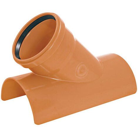 airfit Klebeabzweig 45 Grad, DN 250/125aus PVC-U