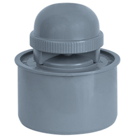 airfit Rohrbelüfter DN 90für Abflussrohr, aus PP, grau