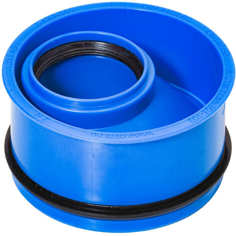 airfit PP-Abwasser-Innen-ReduzierstückDN 110/40, für dickwandige Rohre, blau