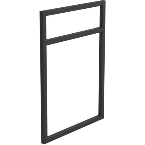 Metallgestell LLOYD NIEDRIG für Schränke und Strukturen Compakt MATT SCHWARZ 333 x 16 x 475 mm (1/4)