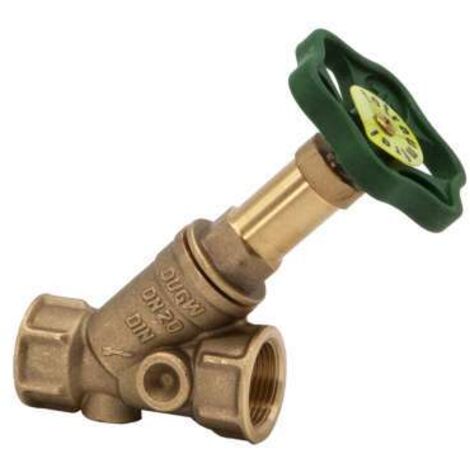Schlösser Schrägsitzventil 3/4" DN20 Innengewinde ohne Entl. Freistromventil, nichtst. Spindel DVGW (1/2)