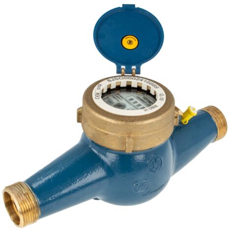JS WASSERZAEHLER MNR, WAAGERECHT BIS 30 GRAD,Q3=10,1",260MM,R80