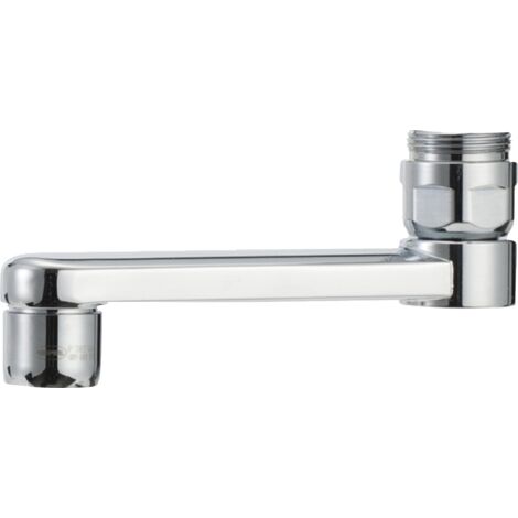 Mora Schwenkauslauf 100 mm 120 Grad Chrom