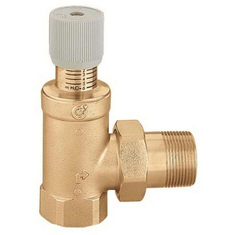 Einstellbares Differential-Bypass-Ventil mit-Skala Caleffi 519 3/4" - 1 + 6
