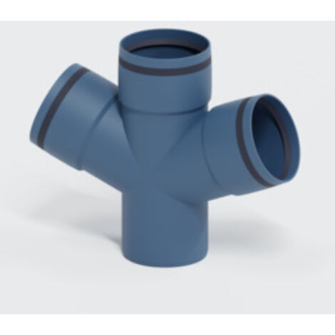 Poloplast POLO-KAL XS-Rohr PKXDA Abzweig Doppelabzweig 90/90/67,5° 102846