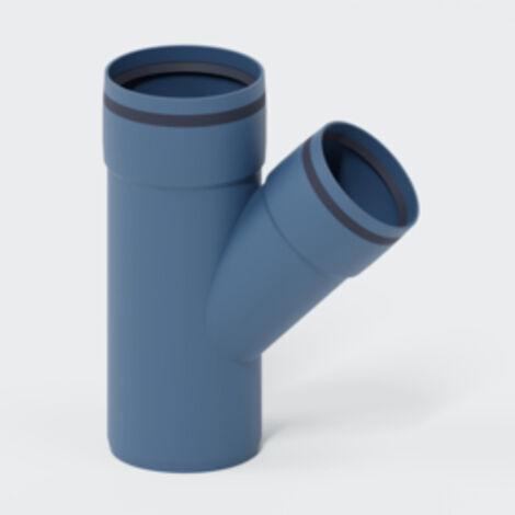 Poloplast POLO-KAL XS-Rohr PKXEA Abzweig Einfachabzweig 110/90/45° 102839