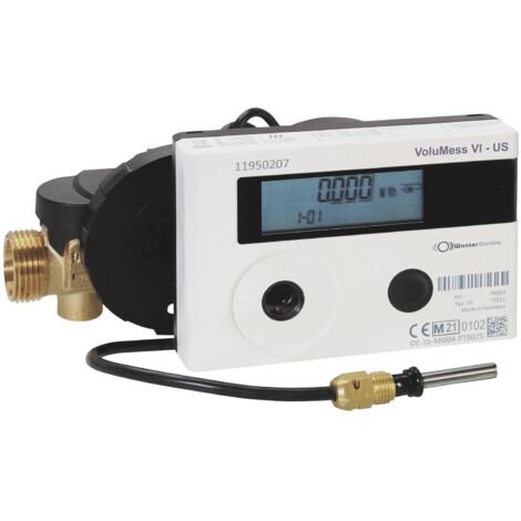 VoluMess VI Komfortversion – Ultraschallzähler Qn 2,5 3/4" Baulänge 130 mm inklusive Eichung