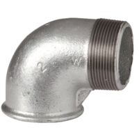 Atusa Temperguss Winkel Nr. 92 verzinkt, 90 Grad, I/A 1 1/4