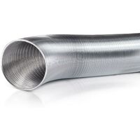 Rokaflex Alu-flex Rohr 5000mm gestaucht 1,2 Meter DN 80