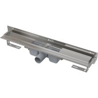 Alcadrain APZ4 Flexible Duschrinne mit Rand für den perforierten Rost und mit einstellbarem Kragen zur Wand 550 mm