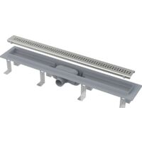 Alcadrain APZ9 Simple Duschrinne mit Rand für den perforierten Rost chrom 950 mm
