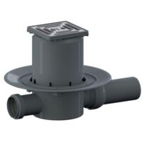 Dallmer Bodenablauf 42 SE Serie 10 DN 50, mit Zulauf DN 40 100x100mm