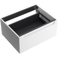 Salgar Waschtischunterschrank MONTERREY 600 1 Metallschublade mit Softeinzug WHITE COTTON 598 x 270 x 450 mm