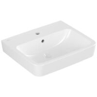 Villeroy & Boch Waschbecken O.novo 550x460mm Eckig 1 Hahnloch mit Überlauf Weiß Alpin