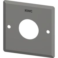 KWC AR Edelstahlabdeckplatte, 110x110 mm, Bohrung für Betätigung, 2000105589