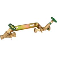 JS Einbaugarnitur 1 1/2 Zoll für Hauswasserzähler mit Baulänge 260 mm - starre Ausführung - verzinkt