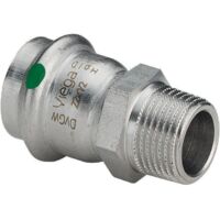 VIEGA Übergangsstück AG Sanpress Inox Edelstahl 22mmx3/4"