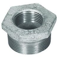 Atusa Temperguss Reduziernippel Nr. 241 verzinkt 1/2 x3/8