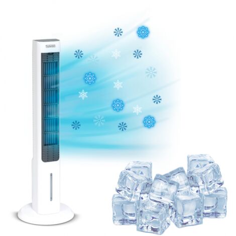 Venteo – Climatiseur mobile 3 niveaux – Refroidisseur par évaporation jusqu'à 12h – Réservoir 1.5L – Économie d'énergie