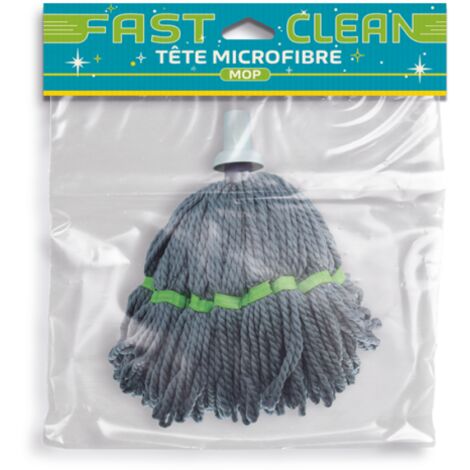 VENTEO Fast Clean Mop Refil - Recharge Serpillière Microfibre pour Balai Serpillière  Microfibre Haute Absorption pour Nettoyage des Sols Durs