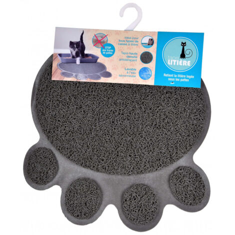 venteo - Tapis pour litière - Imperméable, antidérapant, anti-odeur, matière lavable à l'eau savonneuse
