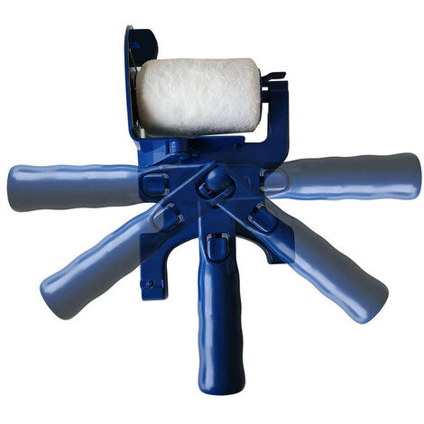 Venteo - Rouleau de Peinture - Starlyf Paint Edger - Bleu - Protection latérale pour plafond et mur