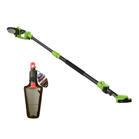 PACK tronçonneuse 2en1 - Avec RootSlayer à main - VENTEO - Manche télescopique - Tronçonneuse électrique - Outils multifonctions jardin - Léger/Facile d'utilisation (1/5)