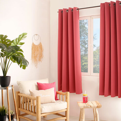 Rideau occultant OBSKUR 140 x 180 cm coloris BLUSH