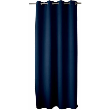 Rideau occultant OBSKUR 140 x 240 cm coloris BLEU MARINE