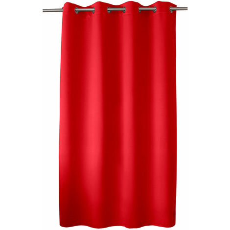 Rideau occultant OBSKUR 140 x 180 cm coloris ROUGE